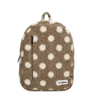 Zebra 'Teddy Dots' Taupe - Rugtas