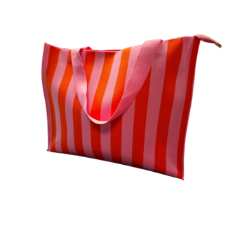 'Candy' Shopper - Bubblegum roze/ Oranje