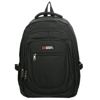 Enrico Benetti 'Hamburg' Laptop Rugzak - Zwart