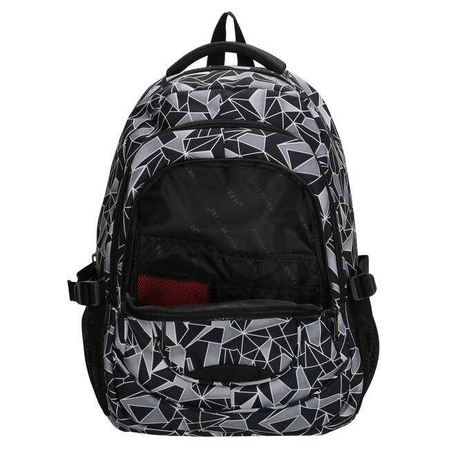 Enrico Benetti 'Santa Cruz' Laptop Rugzak - Zwart/Grijs