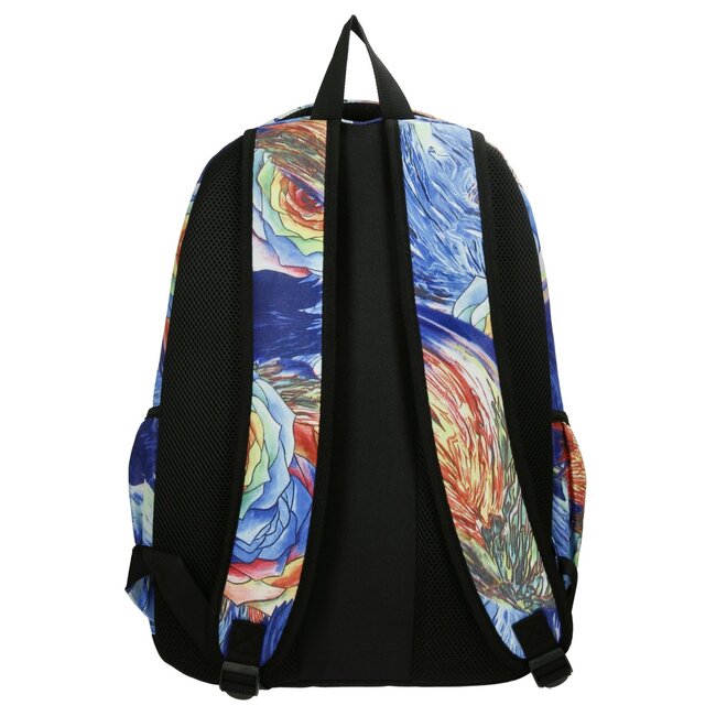 Enrico Benetti 'Capetown' Laptop Rugzak 15 inch - Blauw/Bloemen