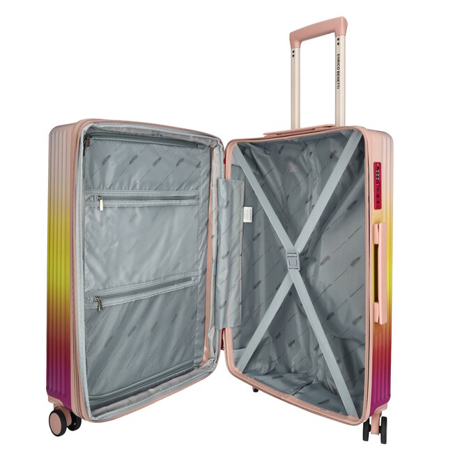 Enrico Benetti 'Havana' Trolley - Fuchsia  45x28x65cm