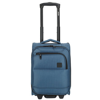 Enrico Benetti 'Oakville' Handbagage 'Underseater' - Jeans Blauw  27x20x40cm