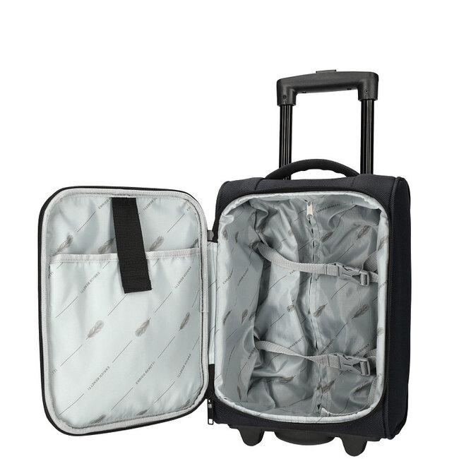 Enrico Benetti 'Oakville' Handbagage 'Underseater' - Zwart  27x20x40cm