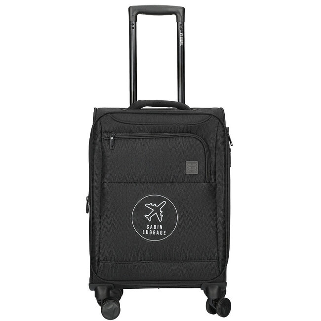 Enrico Benetti 'Oakville' Handbagage Trolley- Zwart  35x20/25x55cm