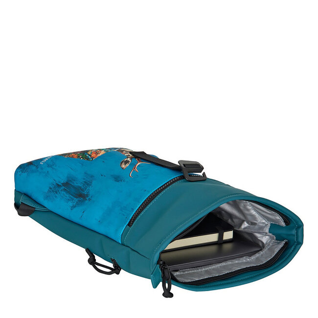 New Rebels Mart Art  Roll-Top Backpack mini 'Dressed Deer'