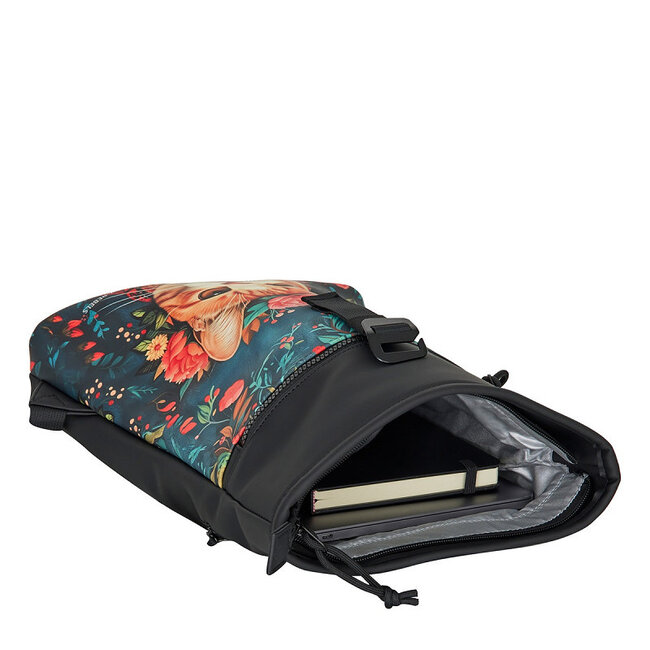 New Rebels Mart Art  Roll-Top Backpack mini 'Catface'