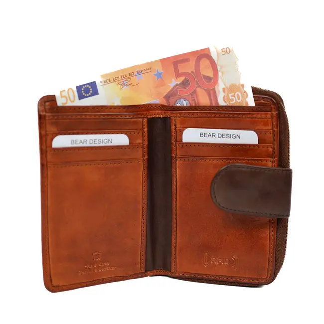 Bear Design 'Loet' Cognac/Bruin - CL13550, Cow Lavato Collectie