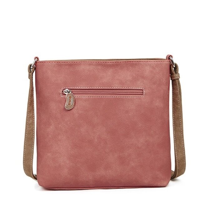 Hi-di-Hi 'Appetizer' crossbody bag  Pink/Brown - APP10