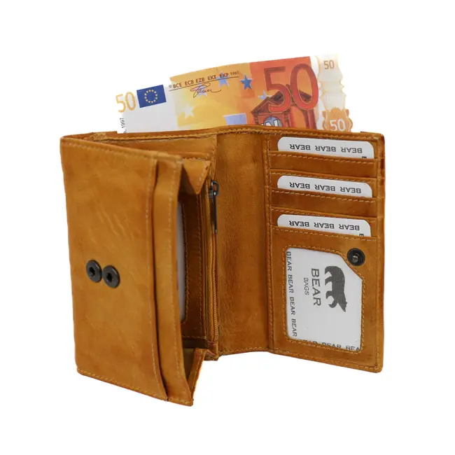 Bear Design 'Sweety' Yellow - CP5066,  Callisto-Pelle Collectie