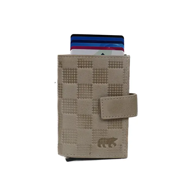 Bear Design 'Elsie' Geblokt - Feather - CP6814,  Callisto-Pelle Collectie