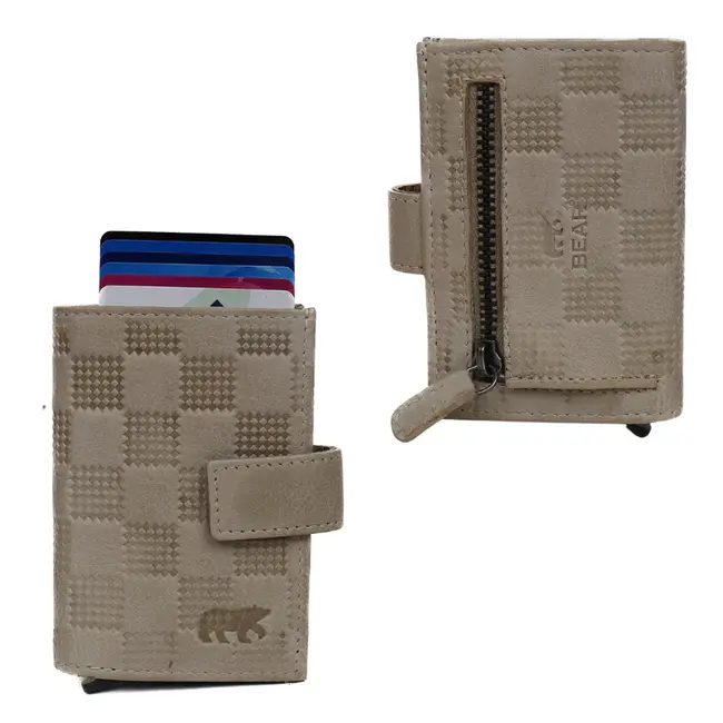 Bear Design 'Elsie' Geblokt - Feather - CP6814,  Callisto-Pelle Collectie