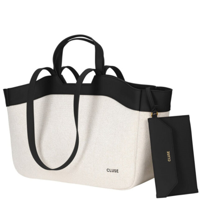 Cluse  Tote Bag - Beige-Black