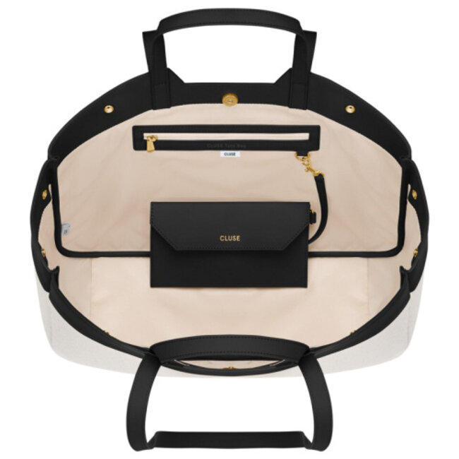 Cluse  Tote Bag - Beige-Black