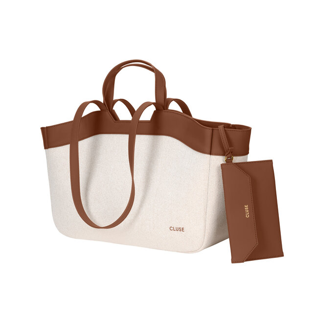 Cluse  Tote Bag - Beige-Brown