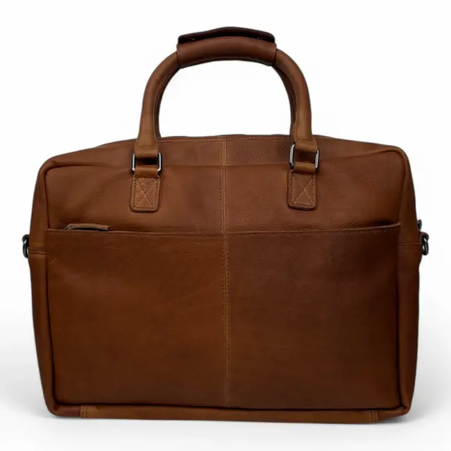 DSTRCT Preston Park Laptoptas - Cognac