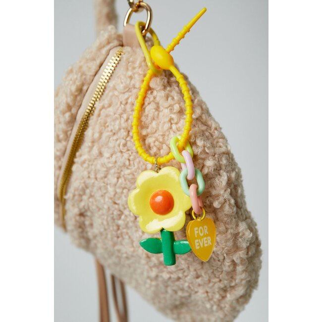 Sleutel/Tashanger - 'Bloom Forever' Geel