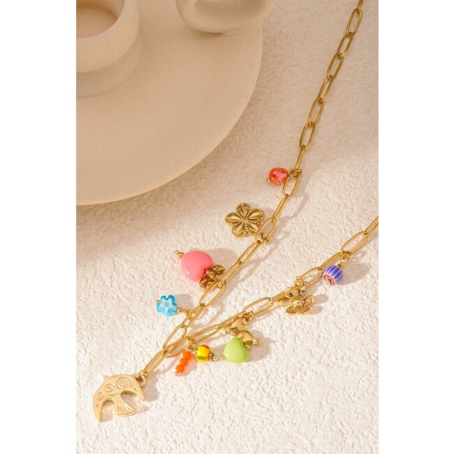 Bedelketting - 'Love bird'