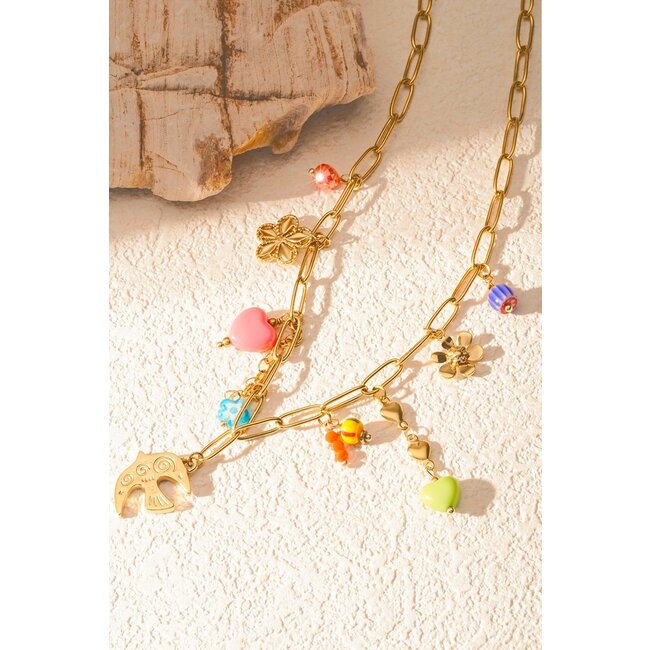 Bedelketting - 'Love bird'