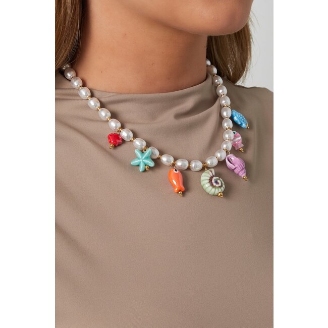 Bedelketting 'Parel van de zee'