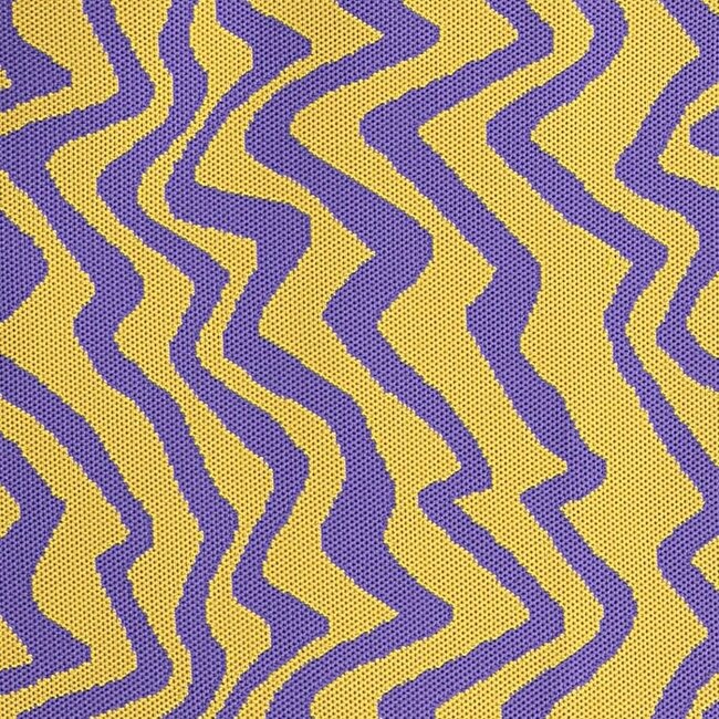 Lot83 Shopper Lara - Geel/Paars Zig-Zag