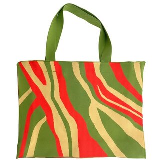 Lot83 Shopper Lara - Groen/Oranje /Geel