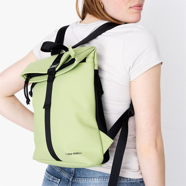 New Rebels Mart Roll-Top Backpack mini - Mat Groen