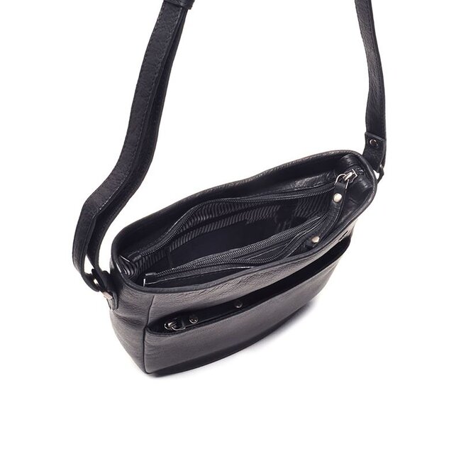 Berba bags & wallets Schoudertas 335-044-07 Navy - Lucca Collectie