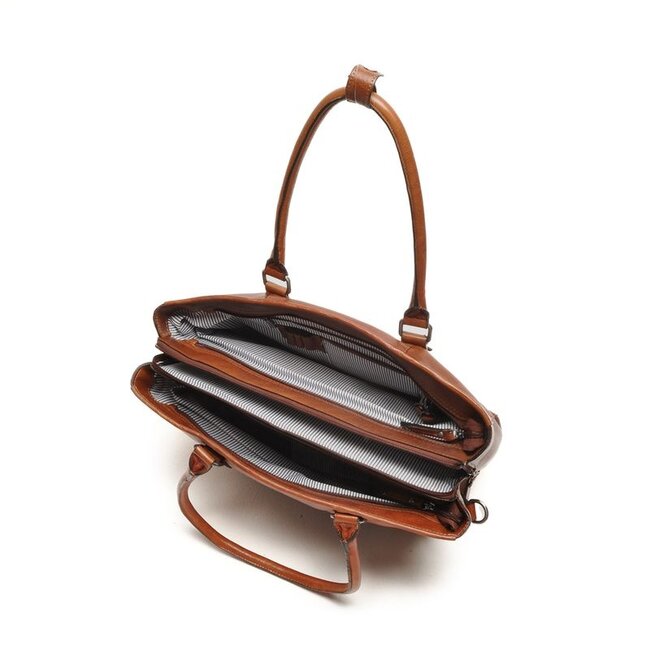 Berba bags & wallets Laptoptas 335-779-95 Brandy - Lucca Collectie