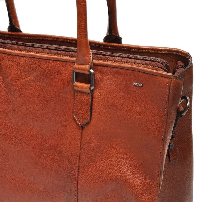 Berba bags & wallets Laptoptas 15 inch Brandy - Lucca Collectie
