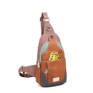 Hi-di-Hi 'Carol' Lila/Cognac  - CL25