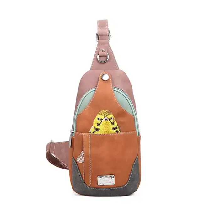 Hi-di-Hi 'Carol' Lila/Cognac  - CL25