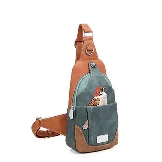 Hi-di-Hi 'Carol' Cognac/D.blue - CL28