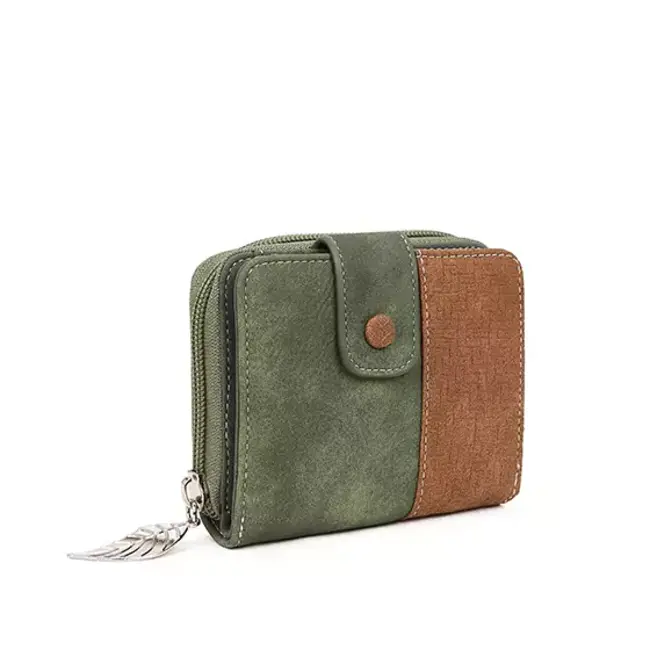 Hi-di-Hi 'Little Magpie' D.green/Cognac - LTM03