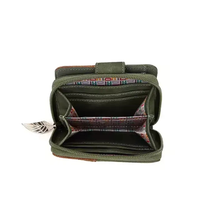 Hi-di-Hi 'Little Magpie' D.green/Cognac - LTM03