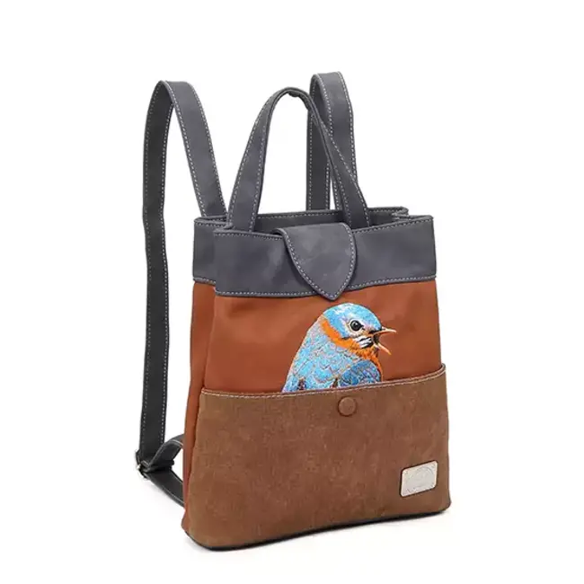 Hi-di-Hi 'Song song'  Cognac/D.grey - SO08