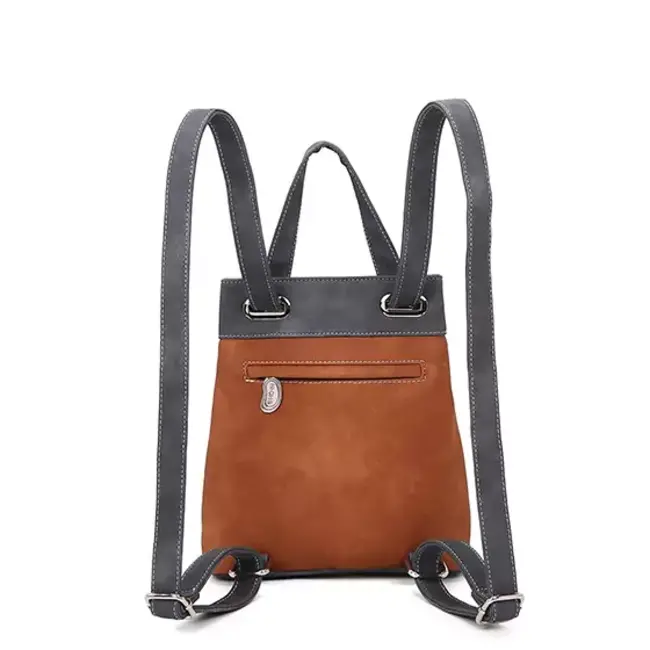 Hi-di-Hi 'Song song'  Cognac/D.grey - SO08