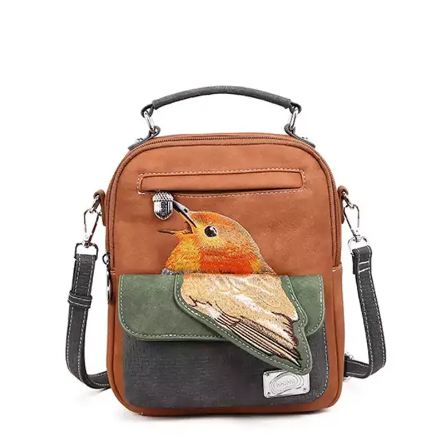 Hi-di-Hi 'Traveller'  - TRV12 Cognac/D.green