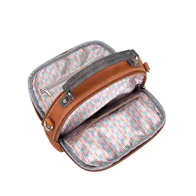 Hi-di-Hi 'Traveller'  - TRV12 Cognac/D.green