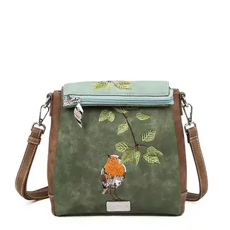 Hi-di-Hi 'Tweet'  - TT03 D.green/L.green/D.brown