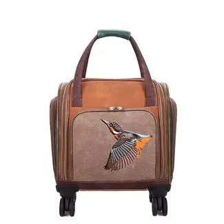 Hi-di-Hi 'Voyage' trolley VO01 - Cognac/Brown