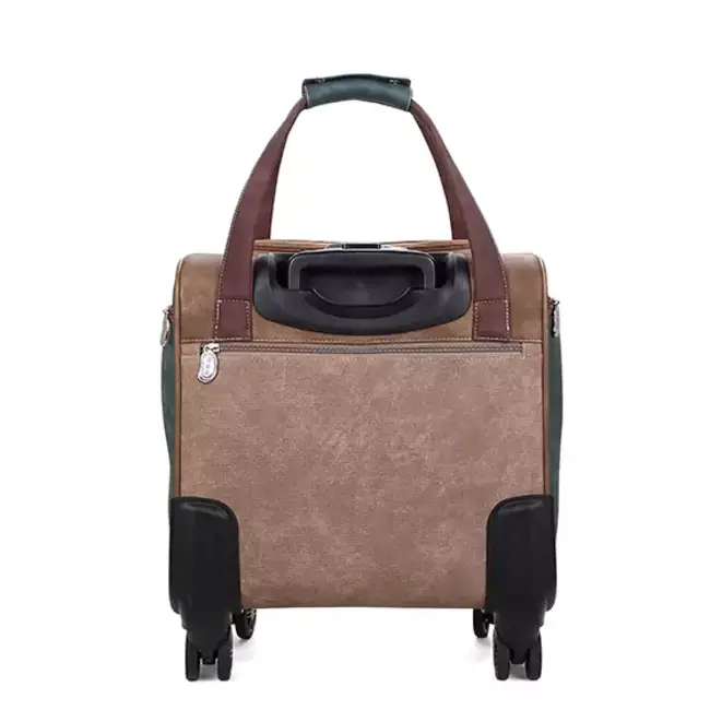 Hi-di-Hi 'Voyage' trolley VO01 - Cognac/Brown