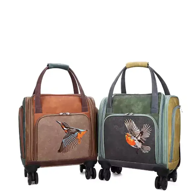 Hi-di-Hi 'Voyage' trolley VO01 - Cognac/Brown