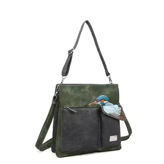 Hi-di-Hi 'King Shopper' D.green/D.grey - KS07