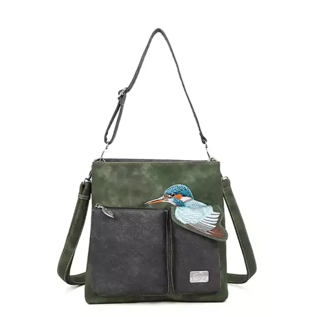 Hi-di-Hi 'King Shopper' D.green/D.grey - KS07
