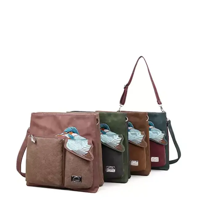 Hi-di-Hi 'King Shopper' D.green/D.grey - KS07