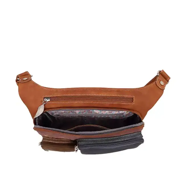 Hi-di-Hi 'Squirrel' SRL01 Cognac/Multicolor