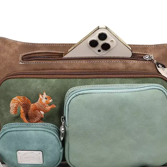 Hi-di-Hi 'Squirrel' SRL03 D.brown/Multicolor