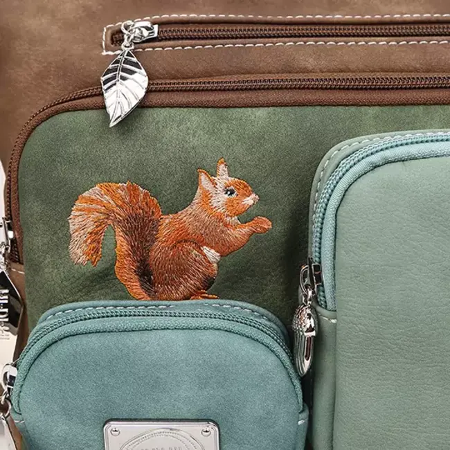 Hi-di-Hi 'Squirrel' SRL03 D.brown/Multicolor