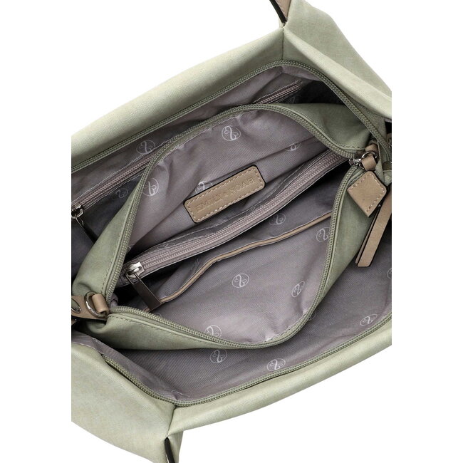 Emily & Noah 'Elke' 3 in 1 tas - Pistache/Beige